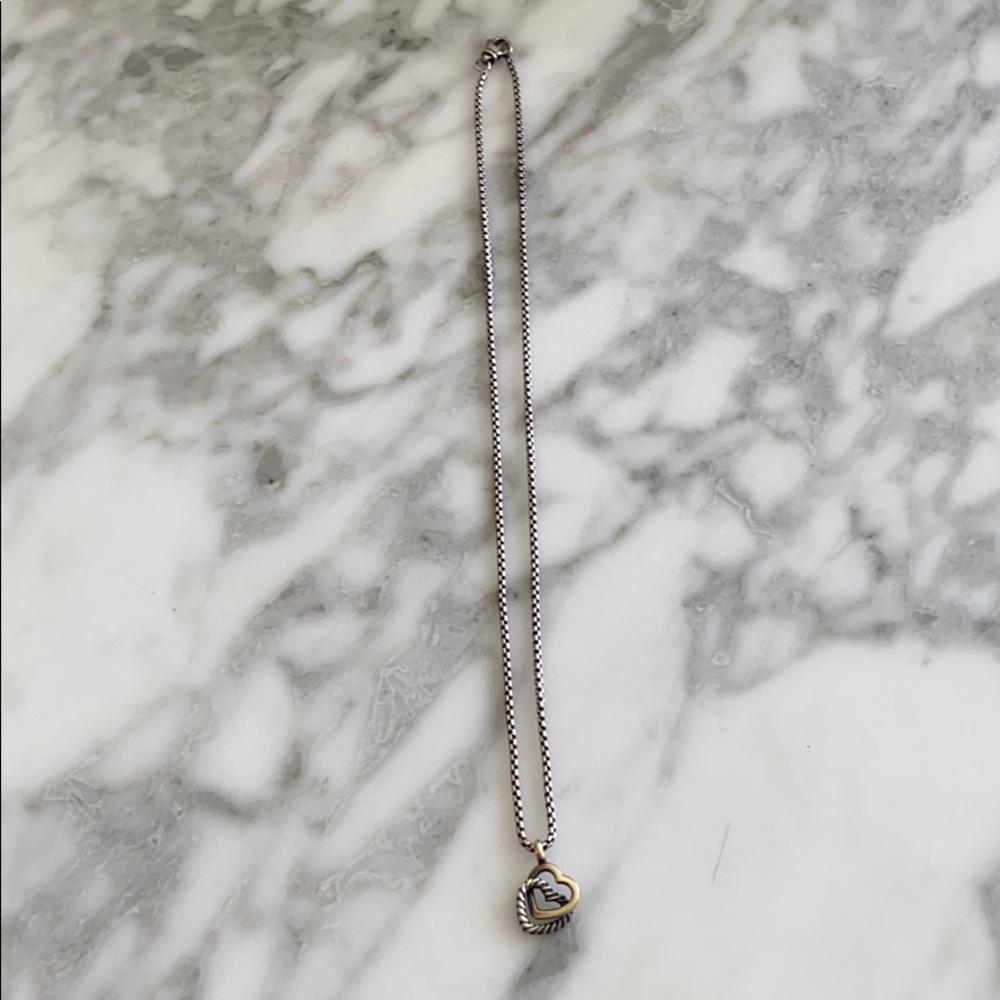 David Yurman Double Heart Children’s Necklace
